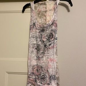 Lace and cotton tank size medium